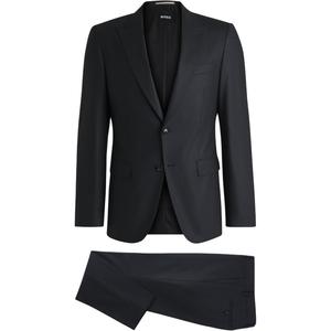 HUGO BOSS Мужской черный деловой костюм