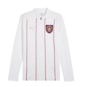 PUMA Футболка Manchester CityQuarter Zip Soccer Jersey Men's White