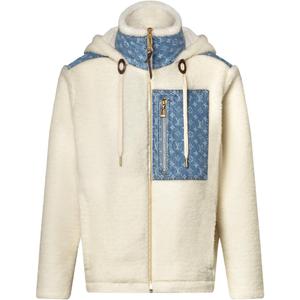 SS26 бархатное куртка Women's LOUIS VUITTON, белый