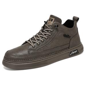 TONYBEAR Антискользящие износостойкие низкие скейтерские кроссовки мужские - хаки, цвет Khaki