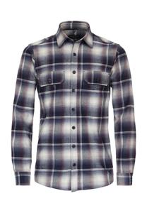 Рубашка повседневная, стандартного кроя, длинный рукав, воротник Кент, мужская CASAMODA, красный