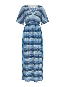 Длинное платье IZIA, цвет blau mehrfarbig