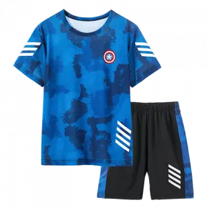 Повседневная спортивная одежда для детей 3-7 лет Disney, Captain America