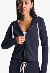 Толстовка Bershka Zip-up sweatshirt, Royal Blue