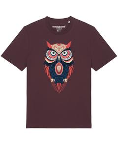 Рубашка Watapparel Colorful Owl, темно-красный