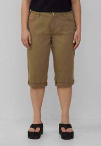 Джинсовые шорты CATIE MID RISE CAPRI LENGTH QS, коричневый