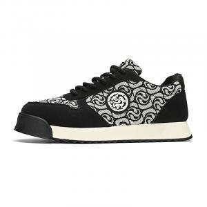 Кеды Bull charm Skateboard Shoes Men Low-Top, черный