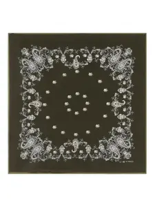 Шарф с узором пейсли Etro, зеленый