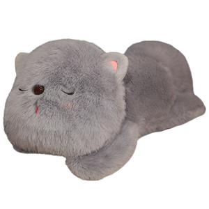 Кошка, тканевая кукла, плюшевая кукла, высота 30см/45см/55см Barbne, серый