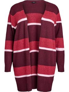 Вязаный кардиган Zizzi Sunny, красный/бордовый