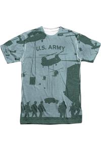 Футболка US ARMY Airborne с коротким рукавом для взрослых из полиэстера Gildan, белый