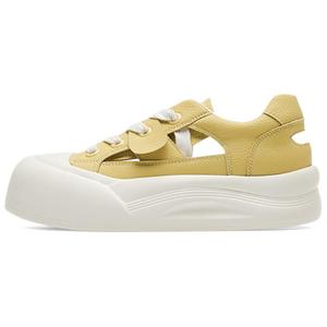 AGSDON Женские скейтерские кроссовки желтые, цвет Yellow