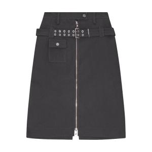 Юбка с поясом GANNI, черный