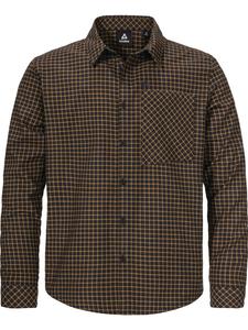 Schöffel Рубашка 'Boyoma' Regular fit Athletic Button Up в черном цвете