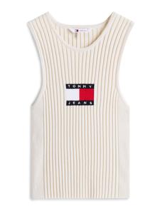 Вязаный топ Tommy Jeans, экрю