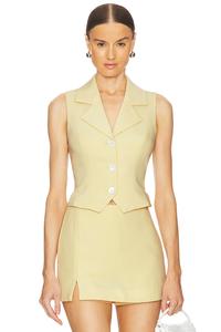 Жилет топ от марианны каринн L'Academie, желтый