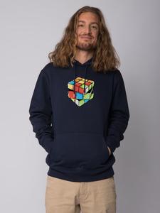 Толстовка wat? Apparel Sweatshirt Pixel Zauberwürfel, темно-синий