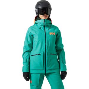 Женская горнолыжная куртка Powderqueen 3.0 Helly Hansen, Signal Green Denim