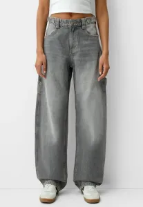 Плотник с широкими ногами Bershka, Grey