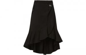 Повседневная длинная юбка женская черная Evisu