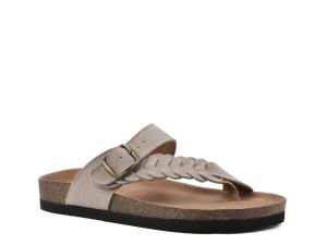 Сандалии White Mountain Happyer на танкетке, сандаловый