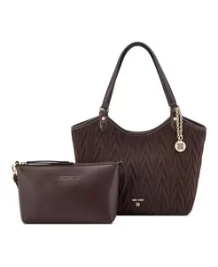 Jaslee Large 2 in 1 сумка-тоут Nine West, фиолетовый