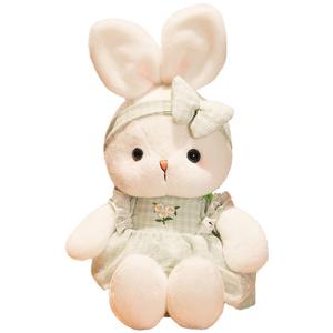 Barbne Очаровательная крольчиха Дейзи в юбочке маленькие белые кролики плюшевая кукла 40см120см высота