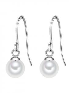 Glanzstücke München Серьги-подвески из стерлингового серебра с пресноводным культивированным жемчугом