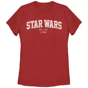 Футболка с графическим принтом Juniors, осн. 1977 г. Star Wars, красный