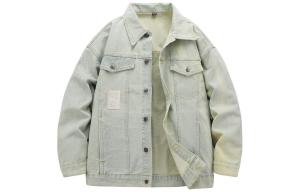 Джинсовая куртка унисекс Beentrill, Белый/Синий