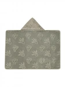 Sterntaler Банное полотенце с капюшоном 100x70 см LÖWE Leo, цвет серый