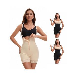 3 упаковки женского утягивающего корсета для коррекции бедер с передней застежкой на крючках и молнии Inspire Chic, Beige Black