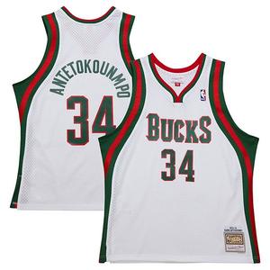 Джерси giannis antetokounmpo milwaukee bucks 2013/14 hardwood classics swingman Mitchell & Ness