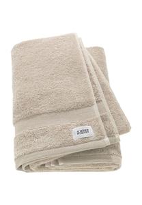 Полотенце банное Schöner Wohnen Kollektion Cuddly с линейной каймой, 70x140 см, бежевый