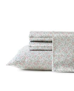 Комплект постельного белья из атласа с принтом, 4 предмета, размер King Laura Ashley, Tierney pink