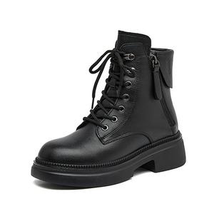 Короткие ботинки Martin 5 см женские Devanro, Black