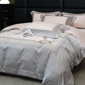 LUOLAI HOME Комплект постельного белья 1,8 м: пододеяльник 200x230 см, простыня, цвет Elegant Jade, тенсел хлопок