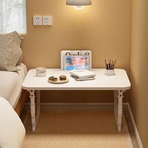 Прикроватный стол Naijia Lashi Black Classic Style 60x40 см, складной, с регулировкой высоты