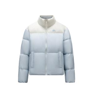 ANTA Синяя и белая женская пуховая куртка, Frozen Blue/Warm Jade White-2