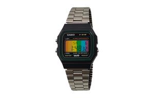 Ретроффит серия кварцевый механизм браслет из нержавеющей стали мужские часы разноцветный циферблат CASIO