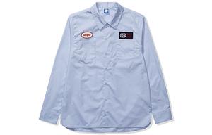 Рубашка унисекс UNDEFEATED, светло-голубой