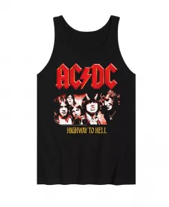 Мужская майка ACDC Highway To Hell Airwaves, черный