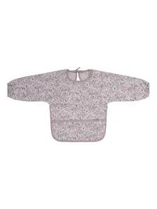 Нагрудник с длинными рукавами и цветочным принтом Avery Row, нейтральный