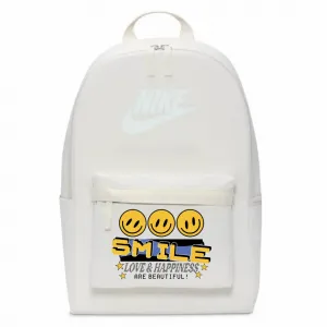 Nike Тканевый рюкзак унисекс бежевый, Three Smiley Faces