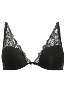 Бюстгальтер с косточками LASCANA Triangel BH, черный