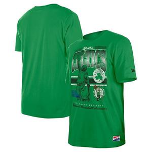 Мужская футболка oversize boston celtics kelly green enzyme wash New Era