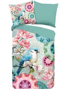 Двустороннее постельное белье из сатина в цвете Hip, 155 x 220 + 80 x 80 см