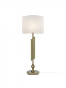 Home24 Настольная лампа LUZIA белого цвета