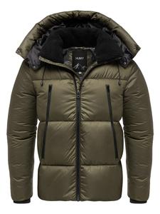 Зимняя куртка с капюшоном оливкового цвета Humy