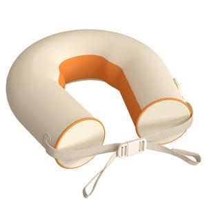 Массажная подушка для шеи, поясницы и спины U-образная с защитой шейного отдела, полностью автоматическая для домашнего использования Hezheng